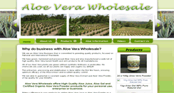 Desktop Screenshot of aloeverawholesale.com